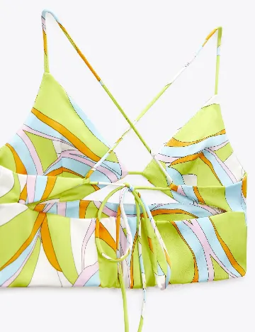 Top Zara, verde