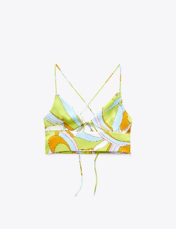 Top Zara, verde