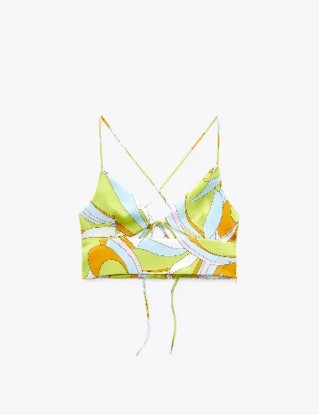 Top Zara, verde