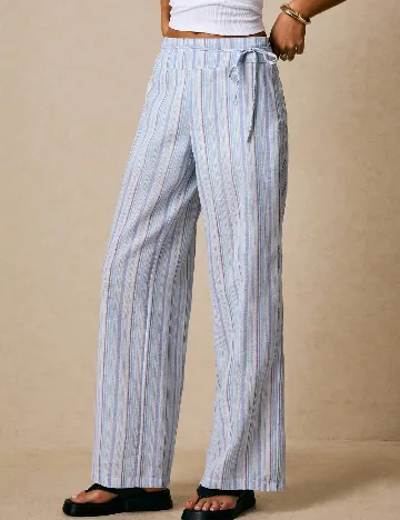 Pantaloni Poeselle, albastru
