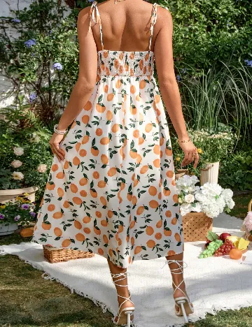 Rochie lunga SHEIN Maternity, alb