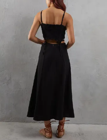 Rochie medie WAREHOUSE, negru