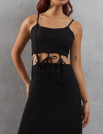 Rochie medie WAREHOUSE, negru
