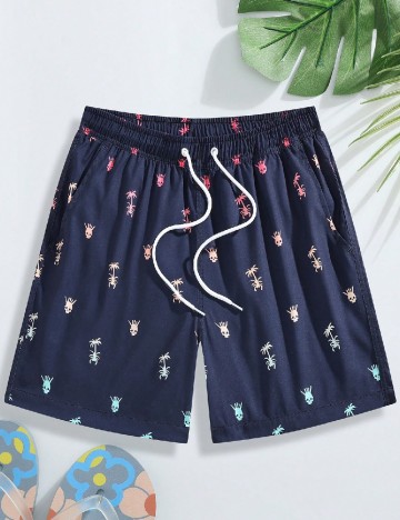 Short de baie SHEIN, bleumarin