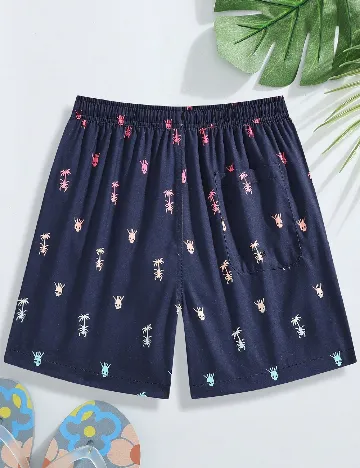 Short de baie SHEIN, bleumarin