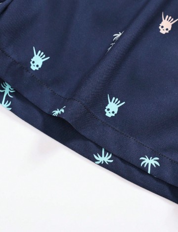 Short de baie SHEIN, bleumarin