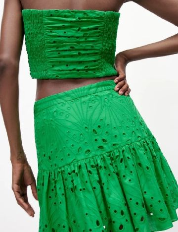 Top Zara, verde