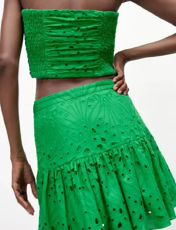 Top Zara, verde