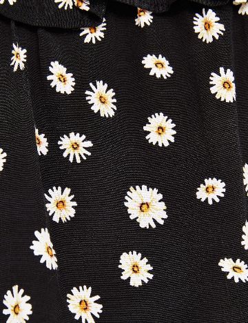 Top Bershka, negru