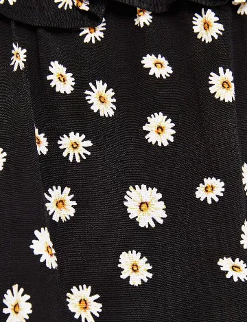 Top Bershka, negru