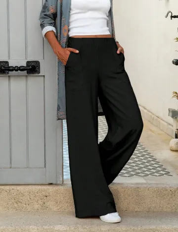Pantaloni SHEIN, negru