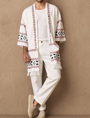Blazer SHEIN, alb