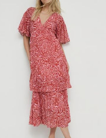 Rochie lunga WAREHOUSE, rosu