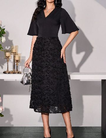 Rochie medie SHEIN, negru
