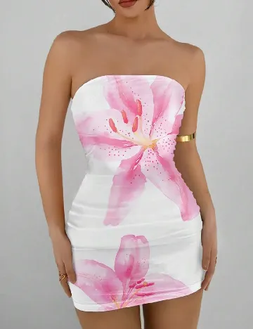 Rochie scurta SHEIN, alb