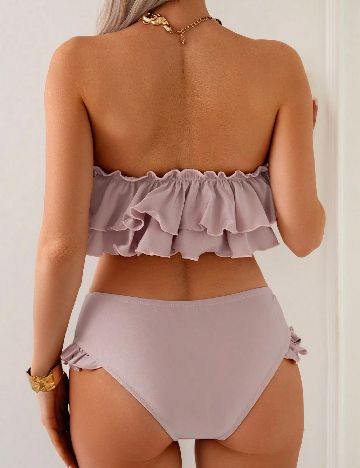 Costum de baie SHEIN Maternity, roz