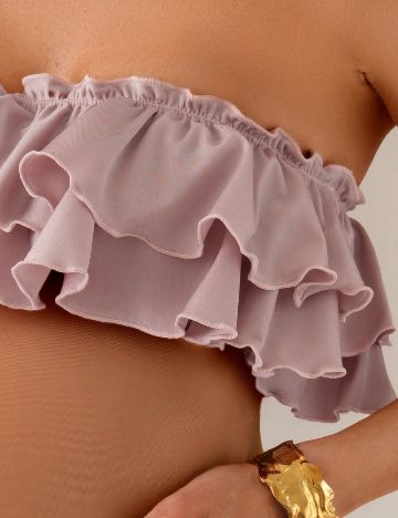 Costum de baie SHEIN Maternity, roz