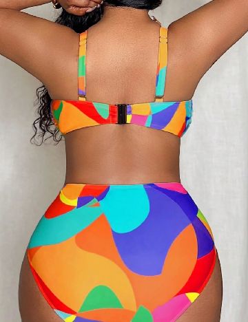Costum de baie SHEIN CURVE, mix culori
