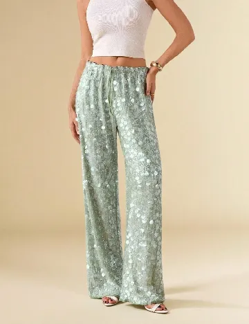 Pantaloni SHEIN, verde