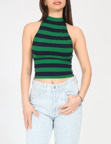 Top Bershka, verde