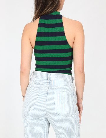 Top Bershka, verde