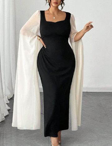 Rochie lunga SHEIN CURVE, negru