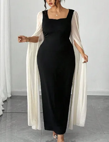 Rochie lunga SHEIN CURVE, negru