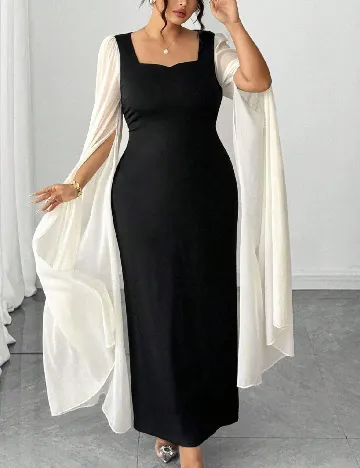 Rochie lunga SHEIN CURVE, negru