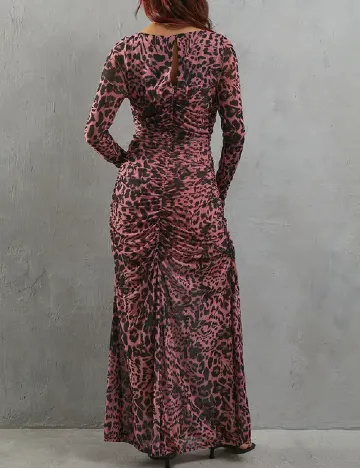Rochie lunga WAREHOUSE, animal print