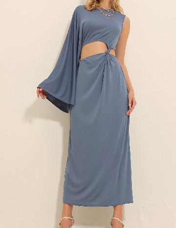 Rochie lunga Zara, albastru