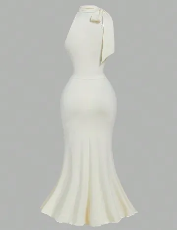 Rochie medie SHEIN, ecru