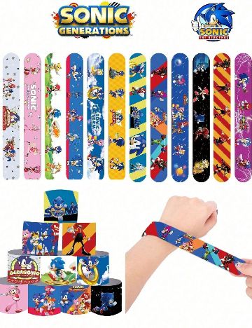 Set bratari, 12 bucati Shein Kids, mix culori