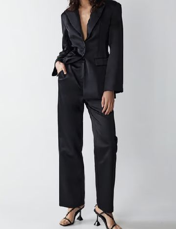 Pantaloni WAREHOUSE, negru