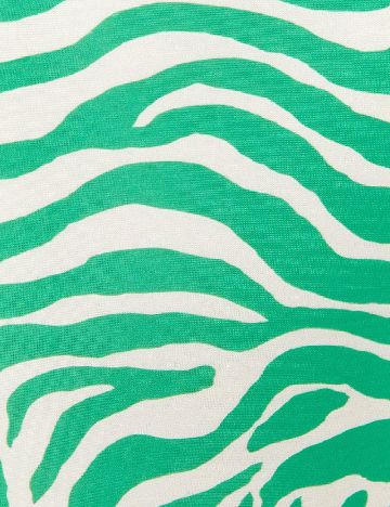 Costum de baie WAREHOUSE, verde/crem