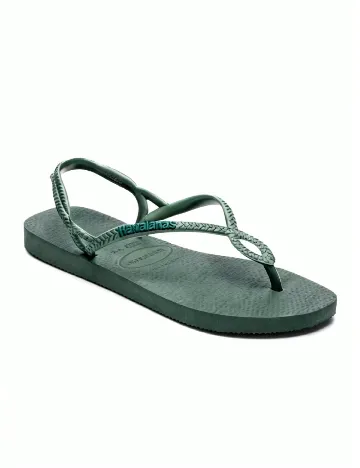 Slapi havaianas, verde