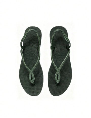Slapi havaianas, verde