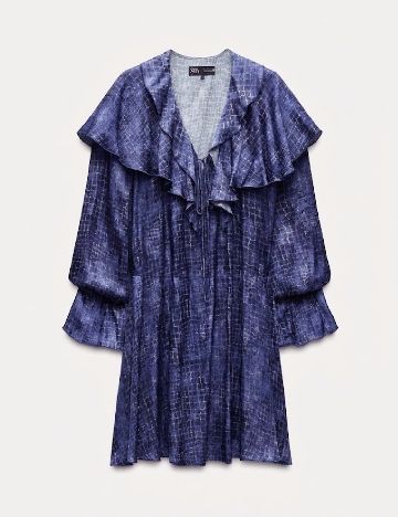 Rochie scurta Zara, albastru