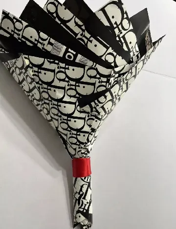 Folie de impachetat flori, 20 bucati SHEIN, negru