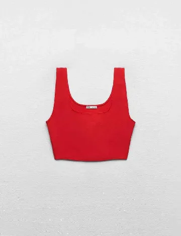 Top Zara, rosu