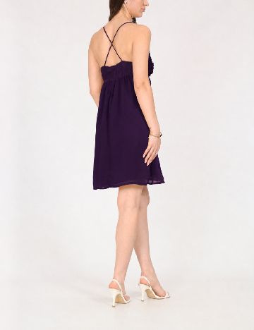 Rochie scurta Bershka, mov