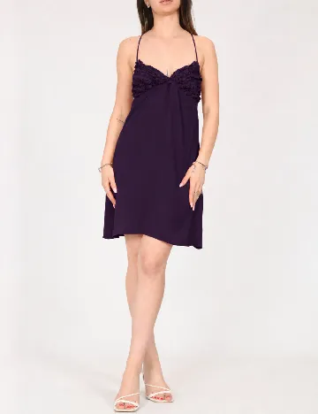 Rochie scurta Bershka, mov