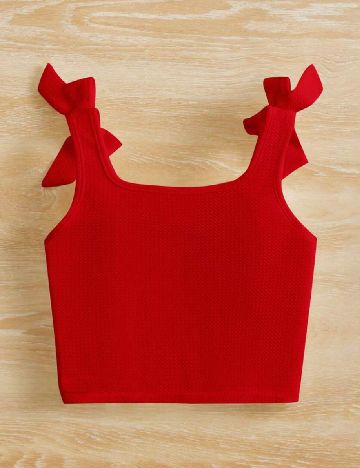 Top Shein Kids, rosu
