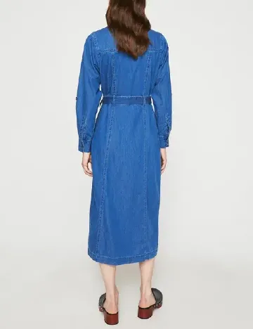Rochie medie WAREHOUSE, albastru
