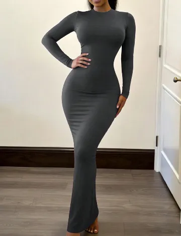 Rochie lunga SHEIN, gri