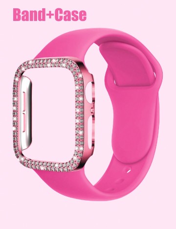 Curea pentru smartwatch SHEIN, roz