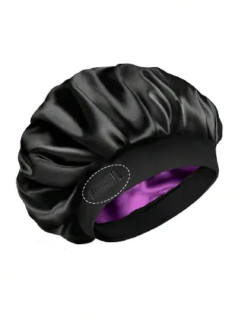 Boneta SHEIN, negru/mov