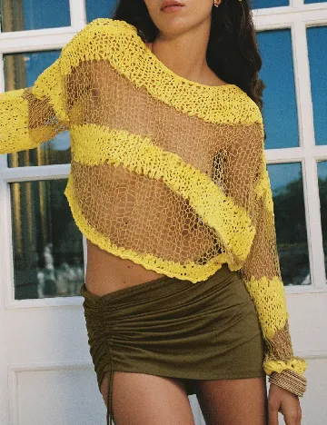 Fusta Zara, verde