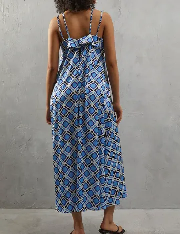 Rochie lunga WAREHOUSE, albastru
