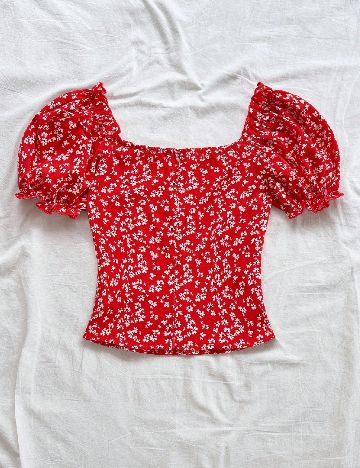 Top SHEIN, rosu