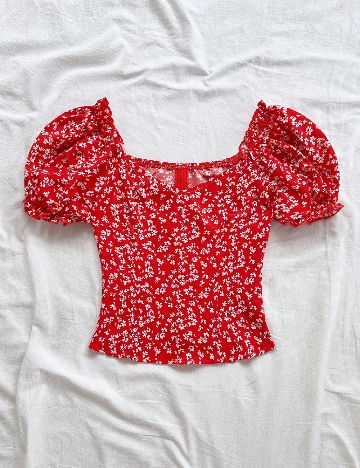 Top SHEIN, rosu